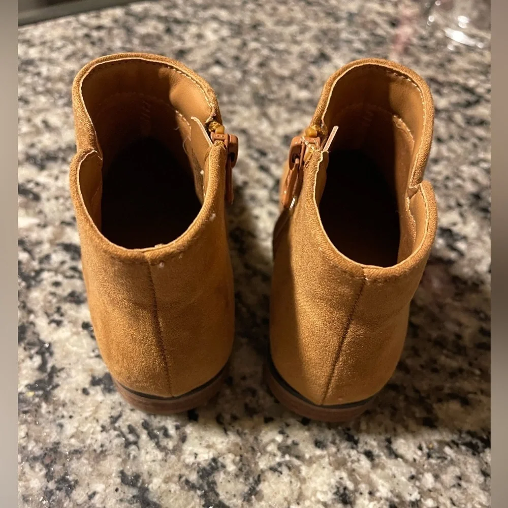 Cat & Jack Brown Suede Kids Boots